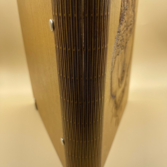 Mystical Wolf Engraved Wooden Journal - Picture 10 of 15